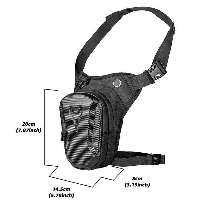 Bolsa para Pierna de Motocicleta con Correa de Hebilla Ajustable