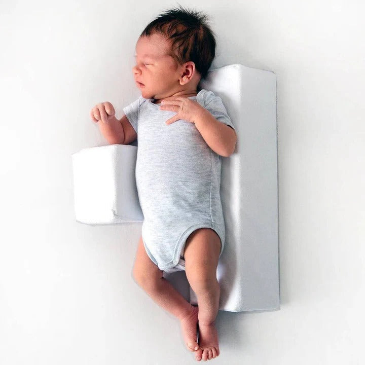 Posicionador para dormir de bebé con almohada de soporte suave
