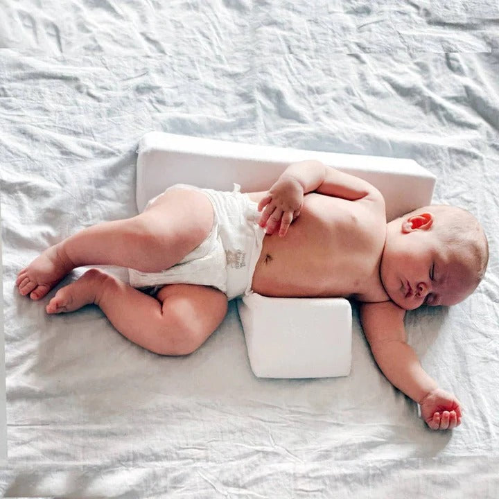 Posicionador para dormir de bebé con almohada de soporte suave