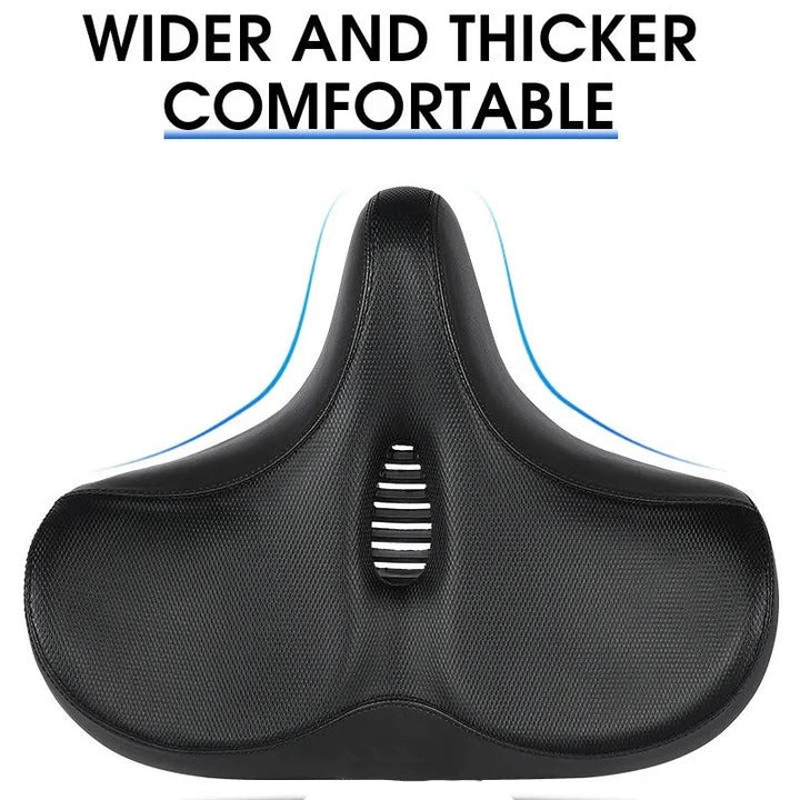 Asiento de bicicleta acolchado cómodo con respaldo