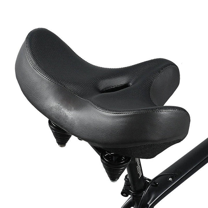 Asiento de bicicleta acolchado cómodo con respaldo