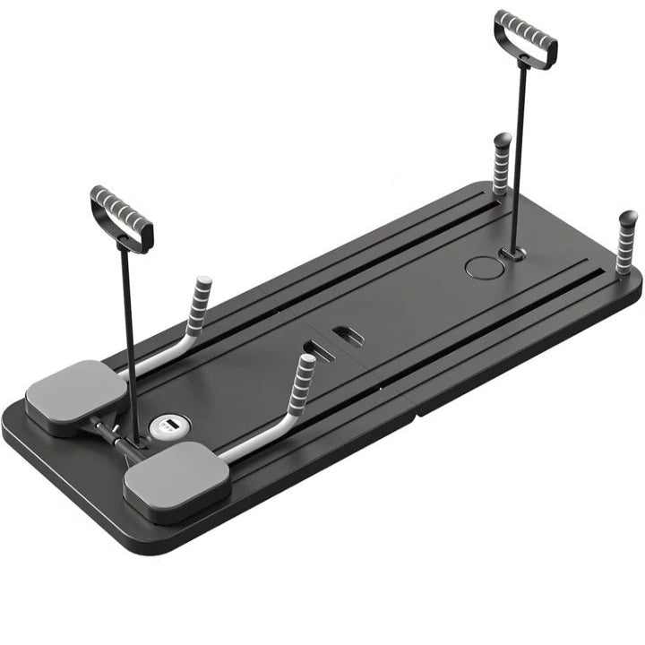 Tabla de ejercicios de Pilates Reformer compacta para el hogar
