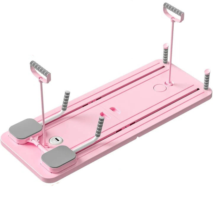 Tabla de ejercicios de Pilates Reformer compacta para el hogar