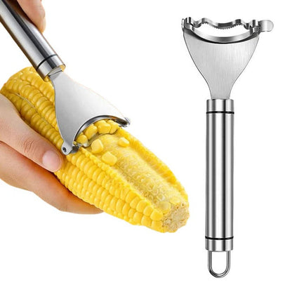 Pelador de maíz fácil con cuchilla de acero inoxidable