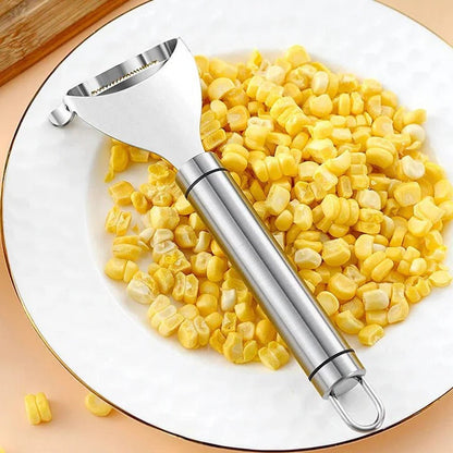 Pelador de maíz fácil con cuchilla de acero inoxidable
