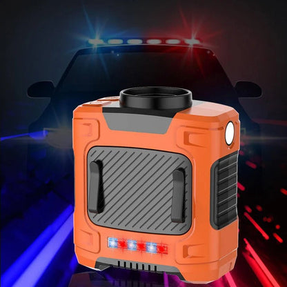 Ventilador de clip recargable compacto con 3 velocidades y LED