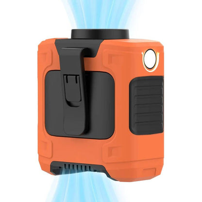 Ventilador de clip recargable compacto con 3 velocidades y LED