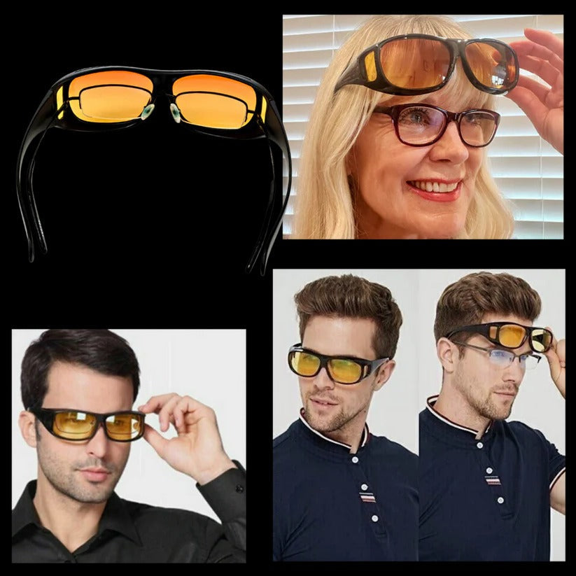 Gafas Polarizadas de Conducción Nocturna para Hombre
