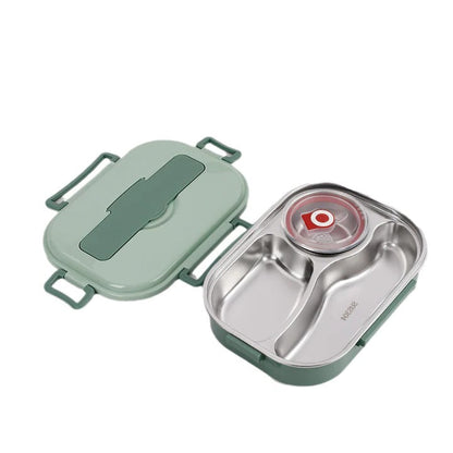 Fiambrera de acero inoxidable que mantiene los alimentos frescos