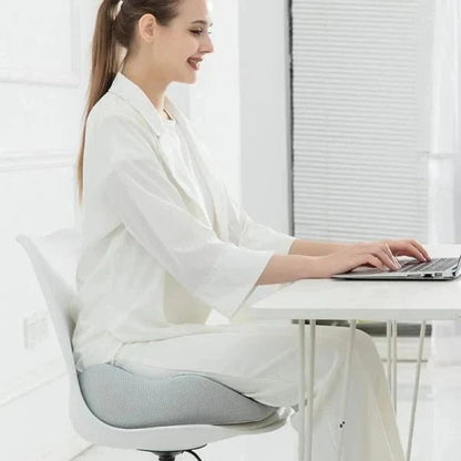 Cómodo cojín de silla de espuma viscoelástica para soporte lumbar