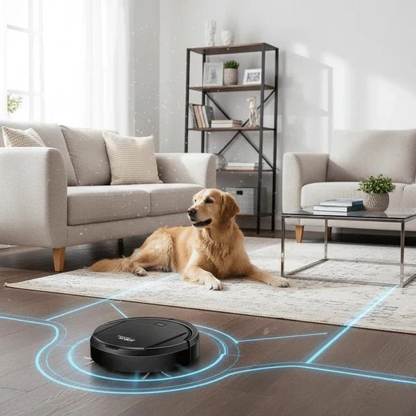 Aspiradora automática para pelos de mascotas con filtro HEPA