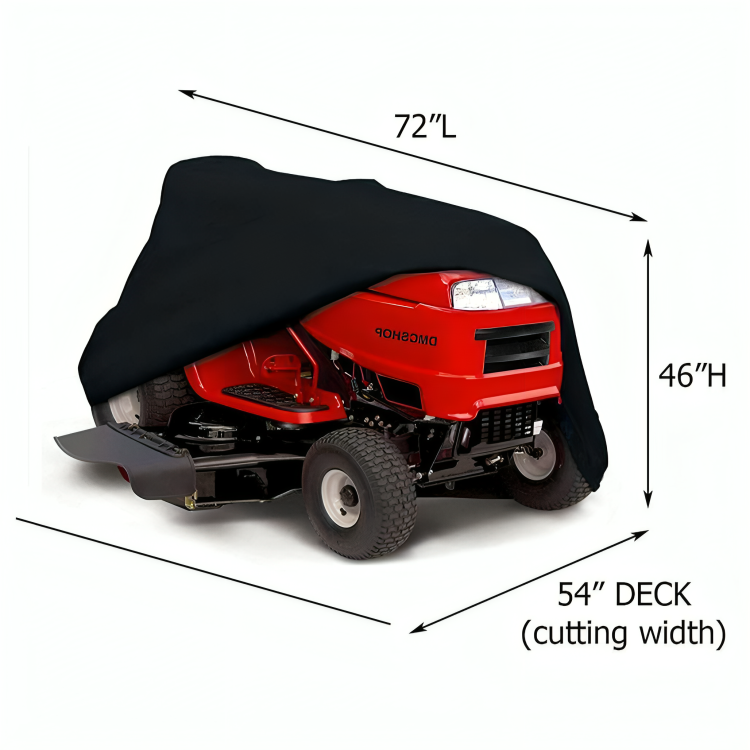 Lawn Mower Cover Waterproof, Heavy Duty Push Mower Cover with Storage Bag, All Weather Riding Mower Cover for Outdoor