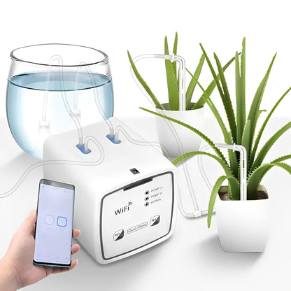 Kit de riego automático inteligente para jardín con 20 goteros