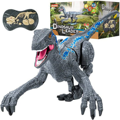 Dinosaurio de juguete con control remoto, sonido y movimiento