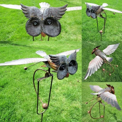 Figura de pájaro de jardín para la decoración del patio