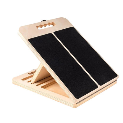 Multi Angle Folding Wood Incline Stretching Board - Ortekor
