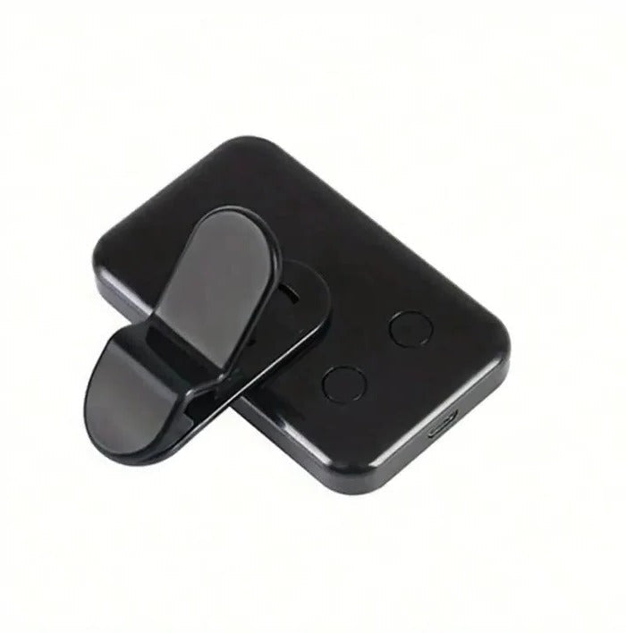 Linterna LED recargable con clip para teléfono
