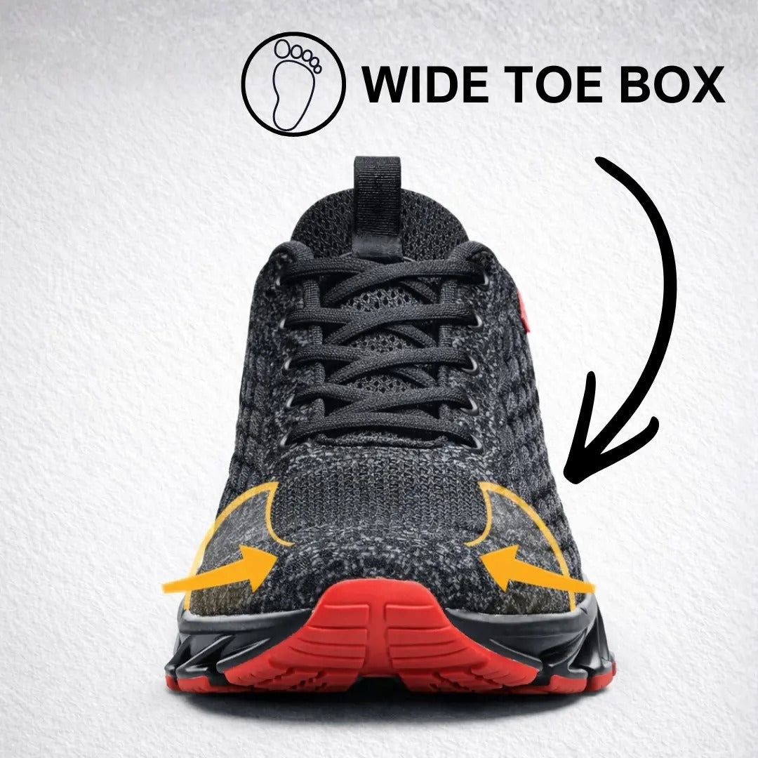 Zapatillas de running cómodas para hombre con soporte para el arco plantar