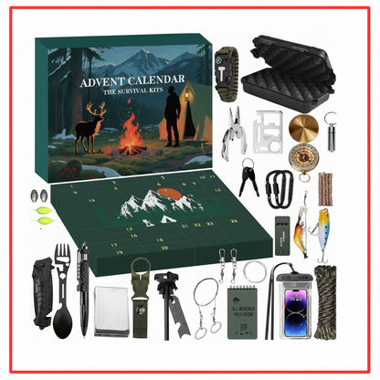 GEARQUEST – Calendario de Adviento de herramientas para actividades al aire libre para una diversión festiva aventurera