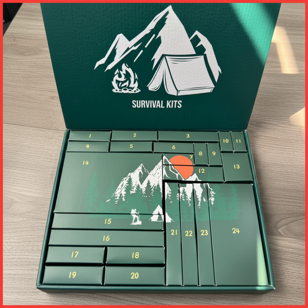 GEARQUEST – Calendario de Adviento de herramientas para actividades al aire libre para una diversión festiva aventurera