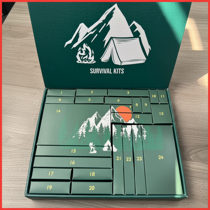 GEARQUEST – Calendario de Adviento de herramientas para actividades al aire libre para una diversión festiva aventurera