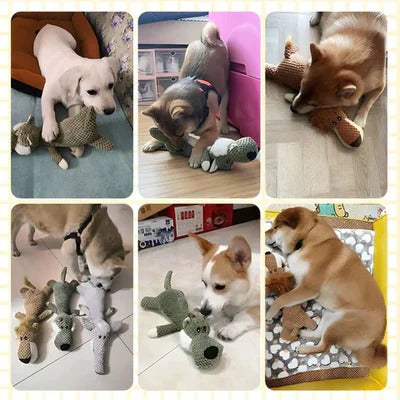 Juguete suave y mimado para mascotas y compañero de juegos duradero