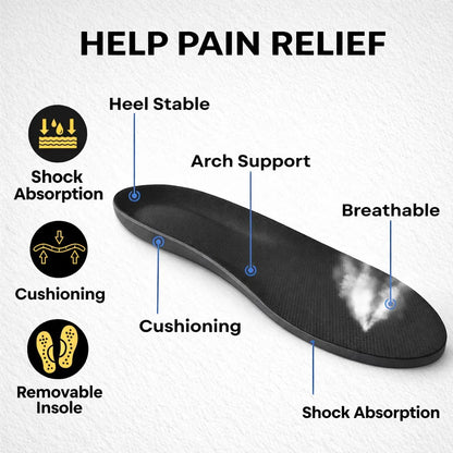 Zapatillas de running cómodas para hombre con soporte para el arco plantar