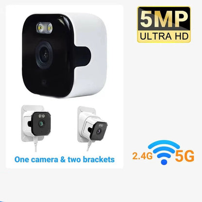 Smart Window Surveillance Camera | 2K Resolution with Enhanced Night Vision | Real-Time Alerts for Home Security