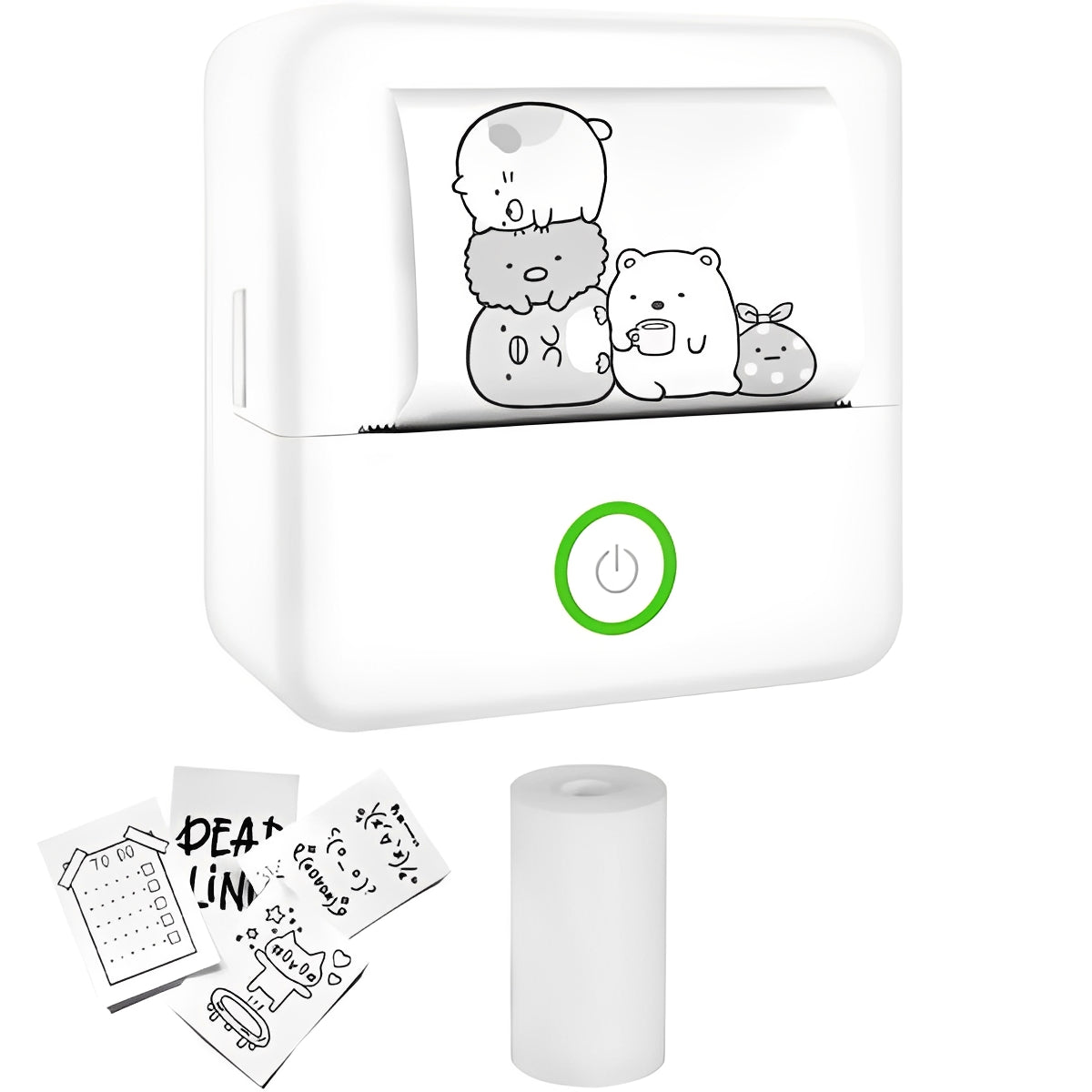 Impresora compacta de pegatinas fotográficas inalámbrica con Bluetooth