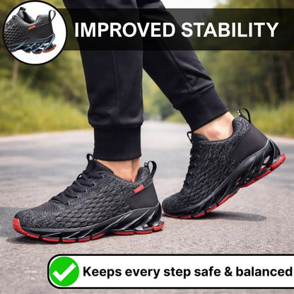 Zapatillas de running cómodas para hombre con soporte para el arco plantar
