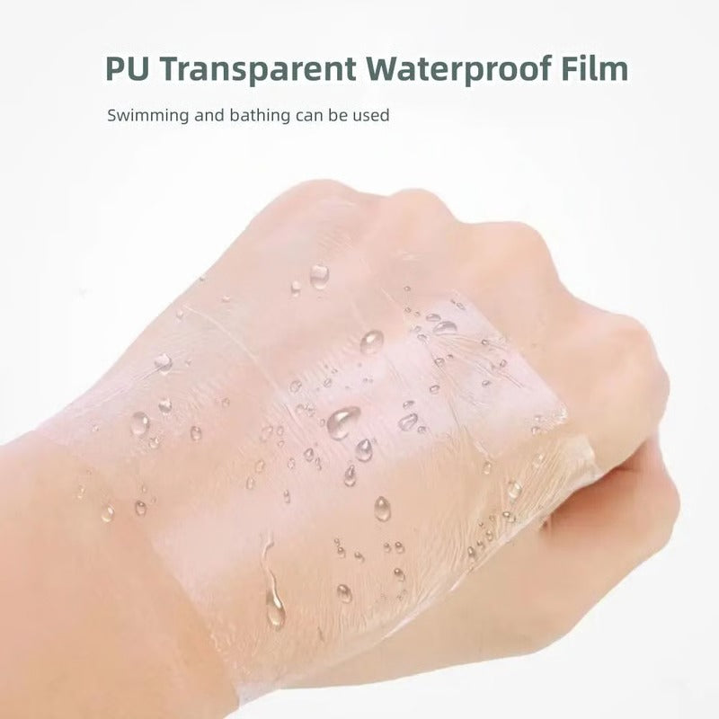 Vendajes protectores transparentes e impermeables para tatuajes