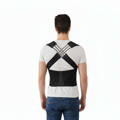 Comfortable Back Support with Flexible Shoulder Straps - Ortekor