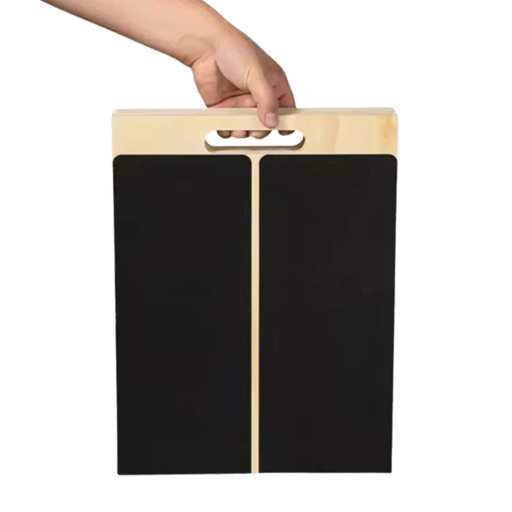 Tabla de estiramiento inclinada de madera plegable multiángulo