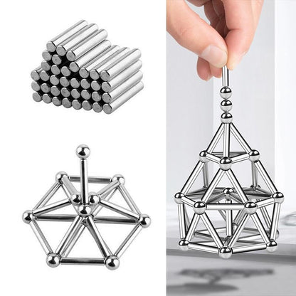 Divertido juego de construcción magnético y kit de varillas de fácil montaje
