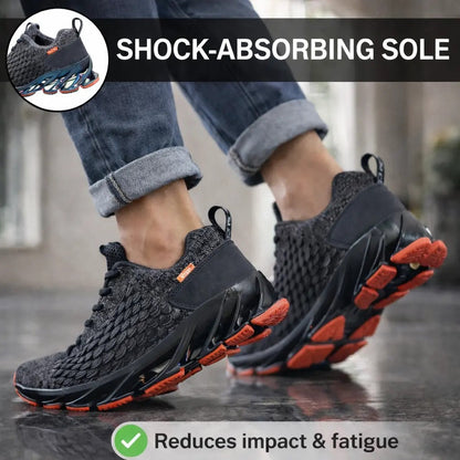 Zapatillas de running cómodas para hombre con soporte para el arco plantar