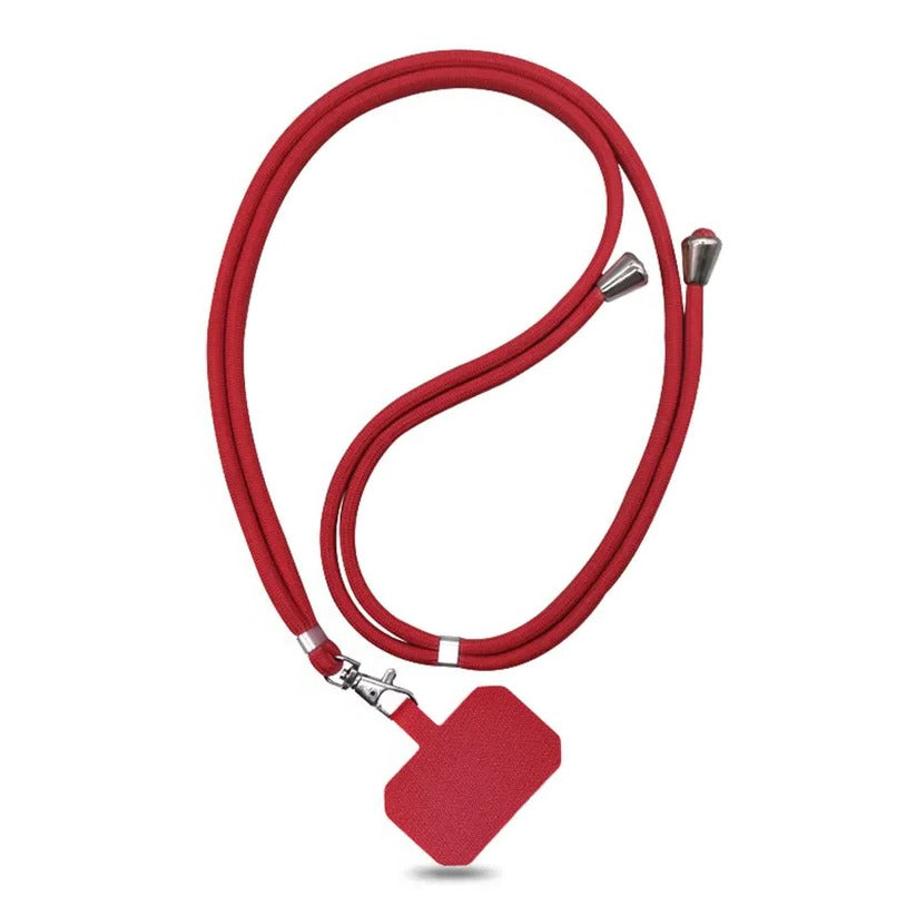 Cómoda correa cruzada para teléfono con soporte ajustable