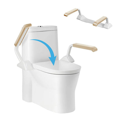 Barra de apoyo resistente para baño con asas de soporte