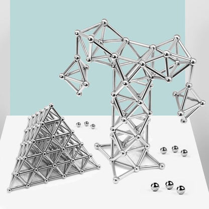 Divertido juego de construcción magnético y kit de varillas de fácil montaje