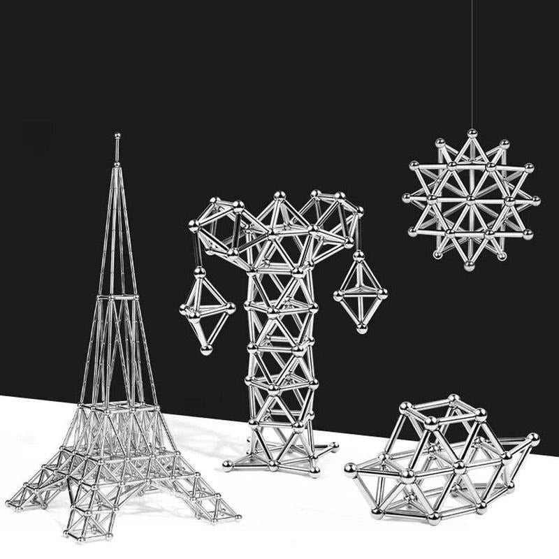Divertido juego de construcción magnético y kit de varillas de fácil montaje