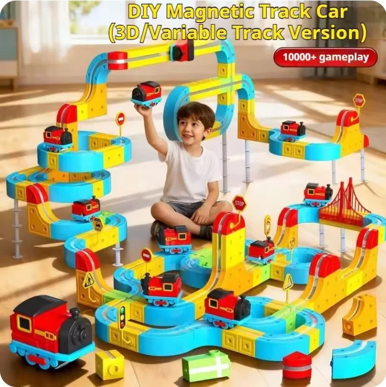Kit de construcción de tren Maglev con control remoto para niños Fun Kids
