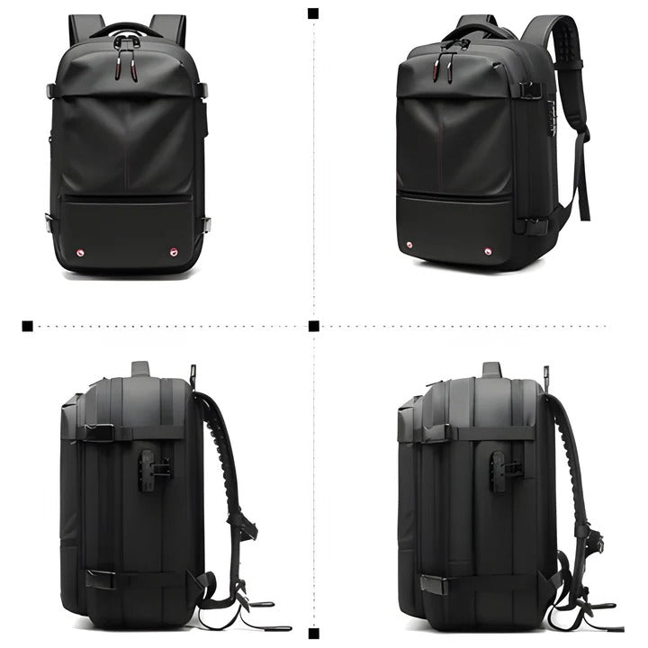 Mochila de senderismo compacta con interior organizado