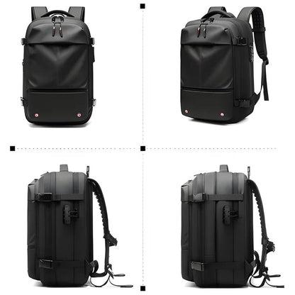 Mochila de senderismo compacta con interior organizado