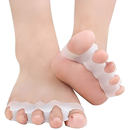 Separadores de dedos de gel ortopédicos