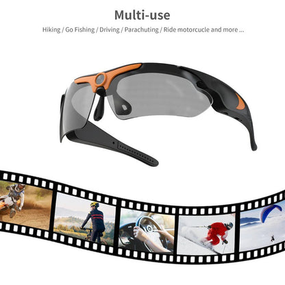 Gafas de visión clara y lente de cámara HD
