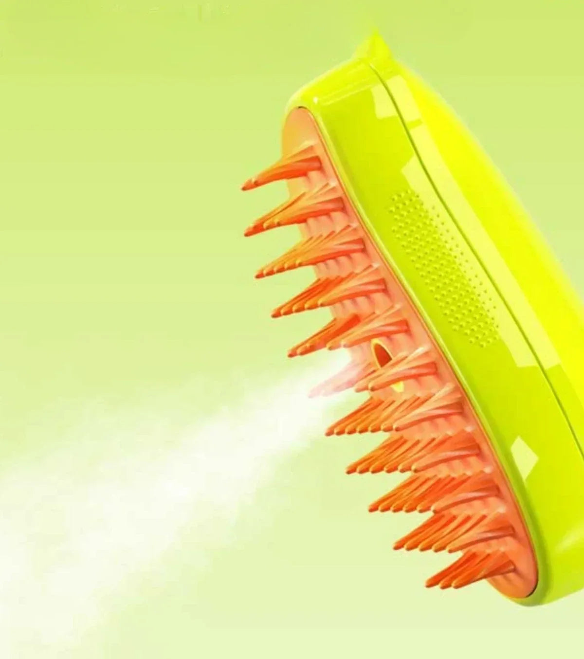 USB Rechargeable Cat & Dog Grooming Comb with Gentle Vapor Technology for Shedding & Detangling | Pet Brush for Cats Dogs Small Animals | An