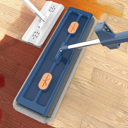 Rotating Triangle Mop with Automatic Squeeze Function for Hardwood Tile Laminate Floors Corner Cleaning Kitchen Bathroom