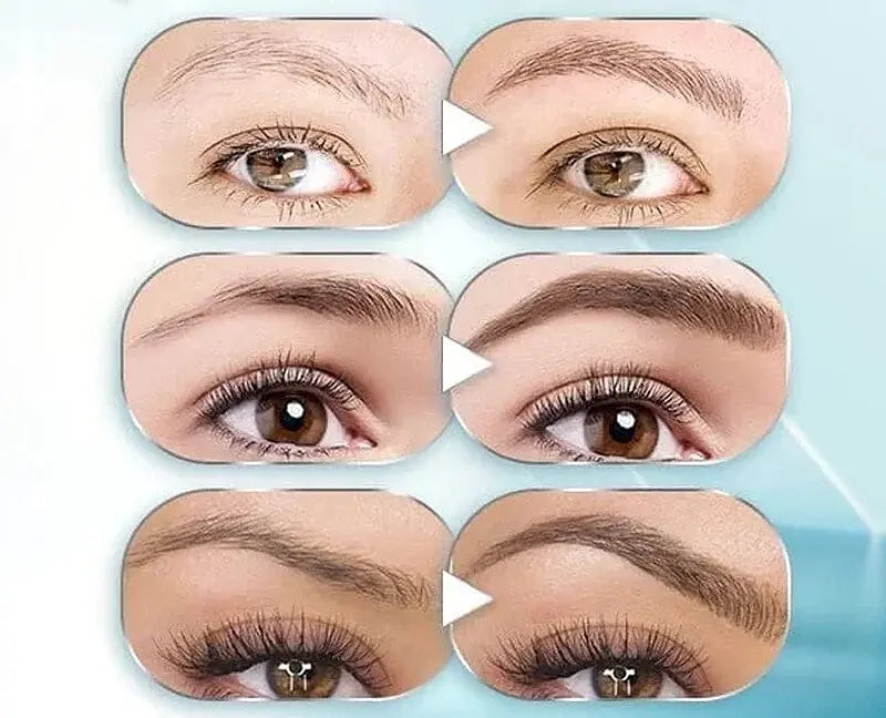 Four-Prong Precision Brow Defining Pencil with Long-Lasting 36-Hour Wear for Natural Hair-Like Strokes and Fuller Arches