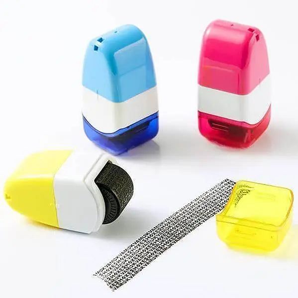 Privacy Roller Stamp for Sensitive Documents Confidential Mail Security Address Blocker Financial Papers Personal Info Guard Home Office Too