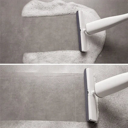 Hands-Free Squeeze Mop with Ultra-Absorbent Sponge Head for Hardwood Tile Laminate Floors Quick-Dry Microfiber Floor Mop for Kitchen Bathroo
