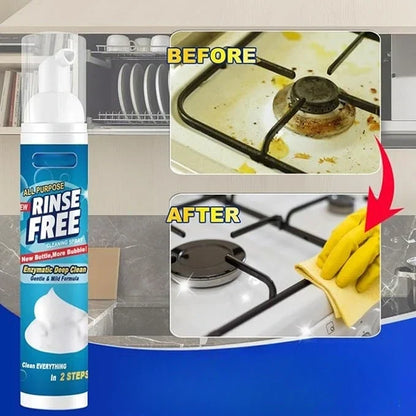 Heavy-Duty Kitchen Degreaser Spray for Ovens, Range Hoods, Stainless Steel, Countertops & Appliances – Rinse-Free Formula for Fast Cleaning